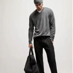 James Perse Los Angeles Cashmere V Neck Sweater